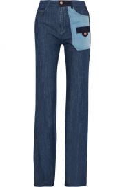 See by Chloe PATCHWORK DENIM   Neiman Marcus at Neiman Marcus